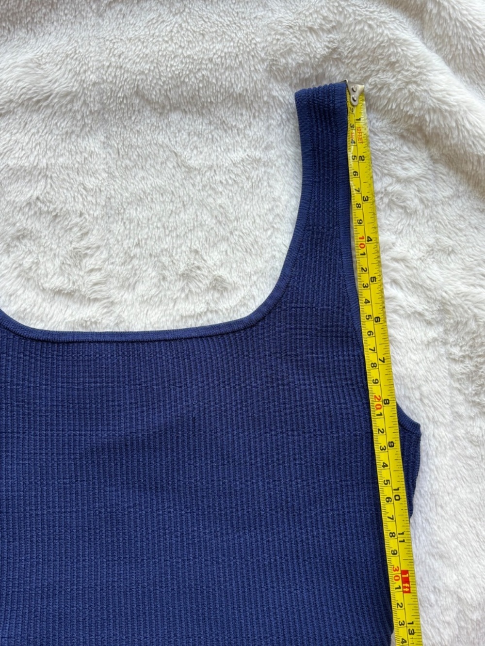 Babaton Navy Ribbed Square-Neck Tank - Picture 12 of 12
